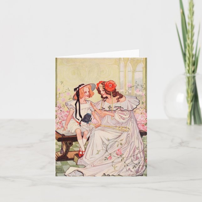 Cartes de voeux de Dorothy et d'Ozma Blank (Devant)