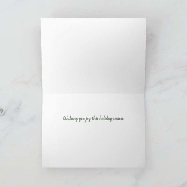 Cartes de vœux de fêtes Holly (Intérieur)