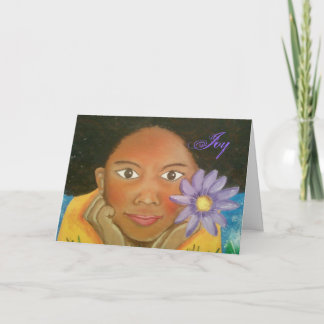 Cartes de voeux de fille de joie