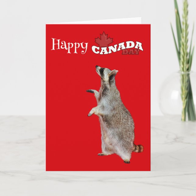 Cartes de voeux de la fête du Canada (Devant)