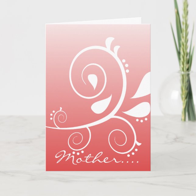 Cartes de voeux de la mère Floral (Devant)