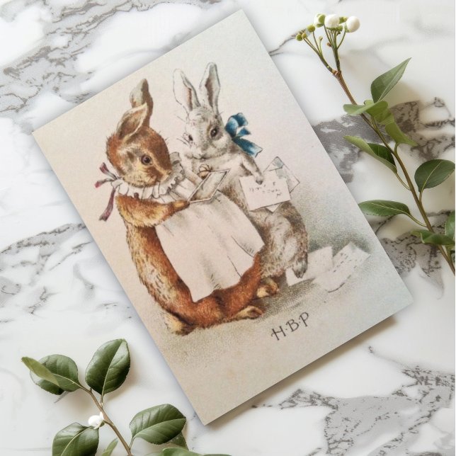 Cartes de vœux de lapin de Beatrix Potter (Créateur téléchargé)