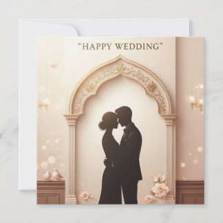 Cartes de vœux de mariage heureux