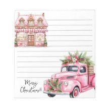 Cartes de voeux de Noël Bloc-notes