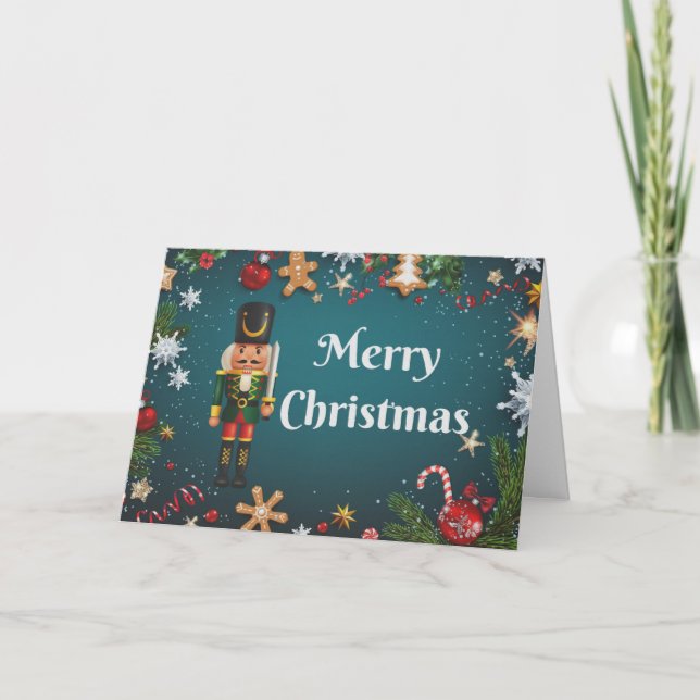 Cartes de vœux de Noël Casse-noisette (Devant)
