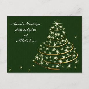 Cartes de voeux de Noël de l'entreprise