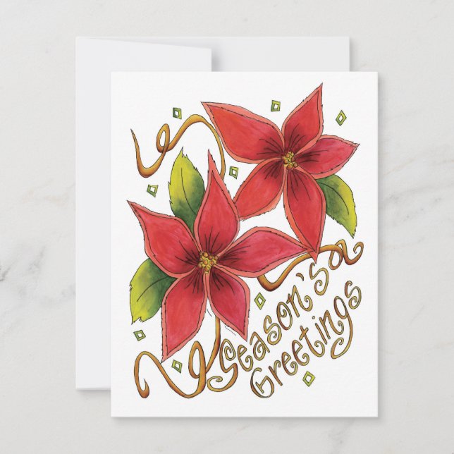 Cartes de vœux de Noël pour la saison des fêtes av (Devant)