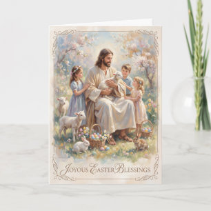 Cartes de vœux de Pâques joyeuses