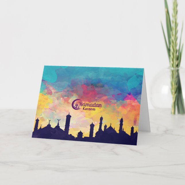 Cartes de voeux de Ramadan Kareem (Devant)