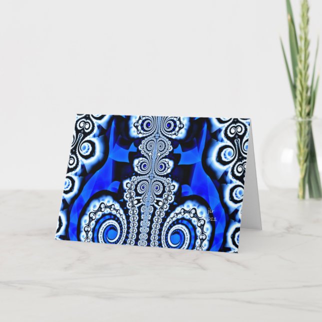 CARTES DE VOEUX DE REINE DE GLACE (Devant)