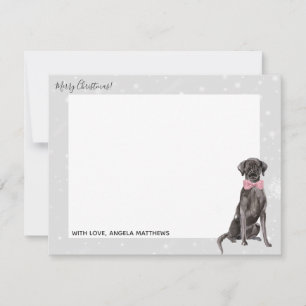 Cartes de vœux de vacances Labrador Retriever Blac
