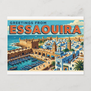 Cartes de voeux d'Essaouira Carte postale vintage