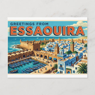 Cartes de voeux d'Essaouira Carte postale vintage