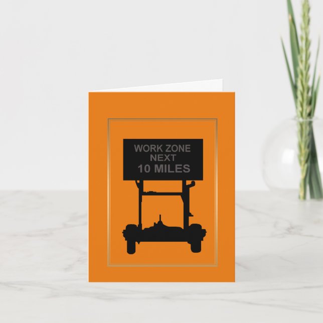 Cartes De Voeux Drôle Road Of Life (Devant)