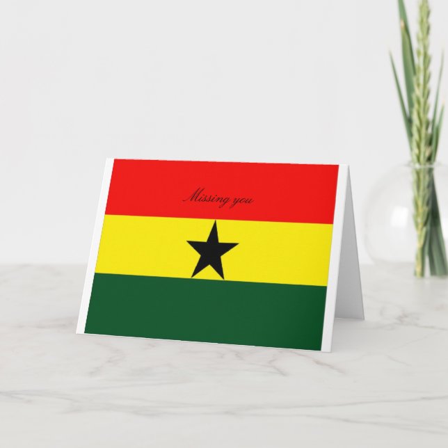 Cartes de voeux du Ghana (Devant)