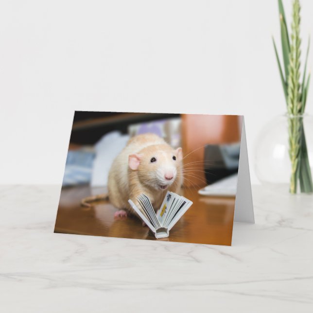 Cartes de voeux du livre de lecture Marty Mouse (Devant)