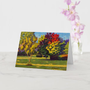 Cartes de vœux en papier d'aluminium aux couleurs