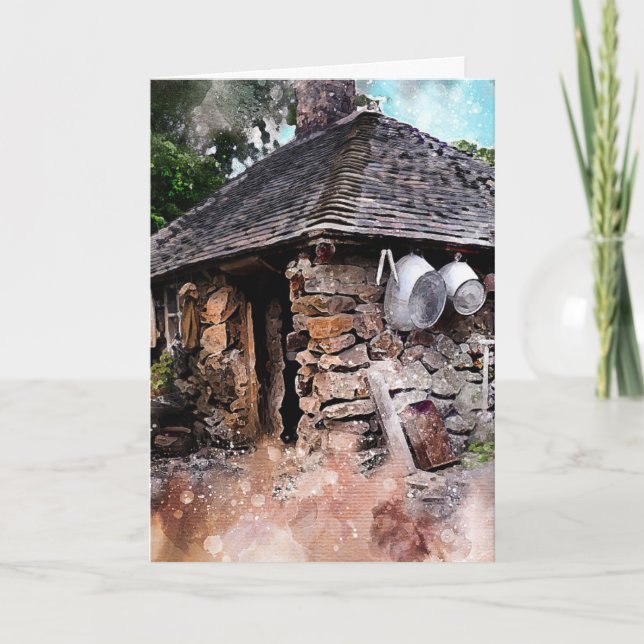 Cartes de voeux en pierre, vierges à l'intérieur (Devant)