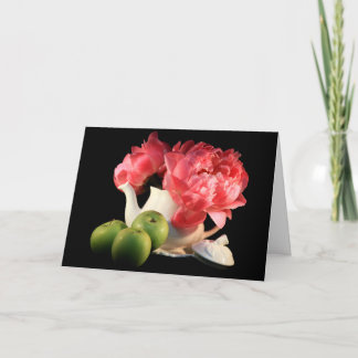 Cartes De Voeux Et Pommes Vertes