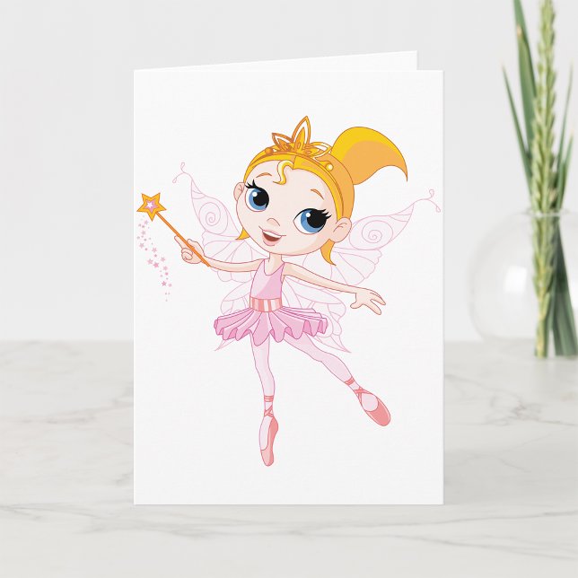 Cartes de voeux Fairy Ballerina (Créateur téléchargé)