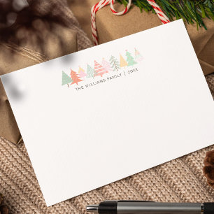CARTES DE VŒUX FAMILIALES POUR LES FÊTES Arbre de