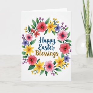 Cartes de vœux Florales Printanières