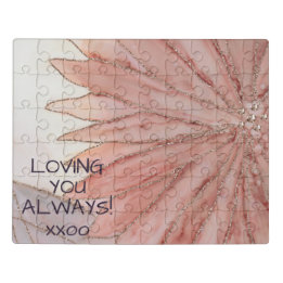 Cartes de voeux Glittery en Pink Jigsaw Puzzle