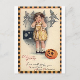 Cartes de voeux Halloween vintage Affiches classiq