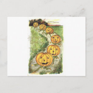 Cartes de voeux Halloween vintage Affiches classiq
