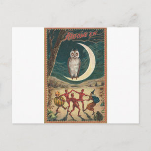 Cartes de voeux Halloween vintage Affiches classiq