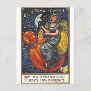 Cartes de voeux Halloween vintage Affiches classiq