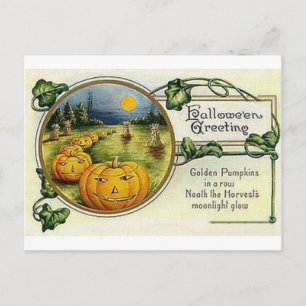 Cartes de voeux Halloween vintage Affiches classiq
