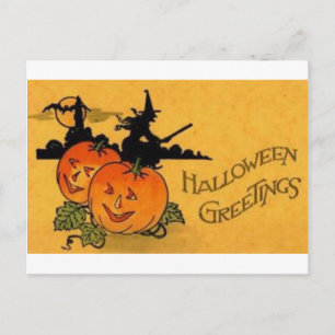 Cartes de voeux Halloween vintage Affiches classiq