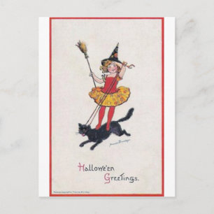 Cartes de voeux Halloween vintage Affiches classiq