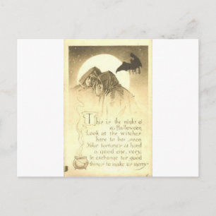 Cartes de voeux Halloween vintage Affiches classiq