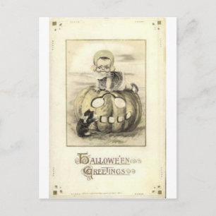 Cartes de voeux Halloween vintage Affiches classiq