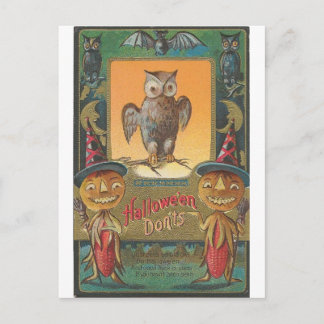 Cartes de voeux Halloween vintage Affiches classiq