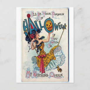 Cartes de voeux Halloween vintage Affiches classiq