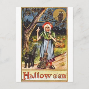 Cartes de voeux Halloween vintage Affiches classiq