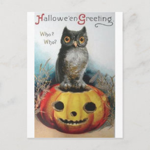 Cartes de voeux Halloween vintage Affiches classiq