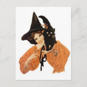 Cartes de voeux Halloween vintage Affiches classiq