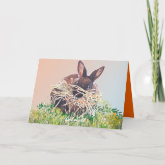 Cartes de voeux Lapin Anniversaire, Sympathie