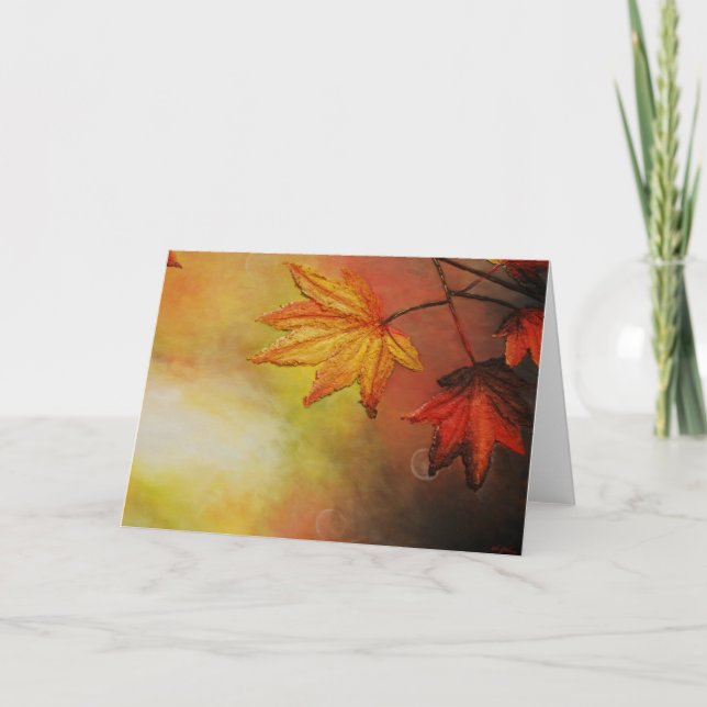 Cartes de voeux Maple Morn de l'artiste Alison Gal (Devant)