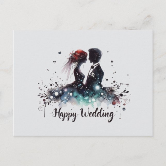 Cartes de voeux Mariages joyeuses (Devant)