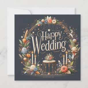Cartes de voeux Mariages joyeuses