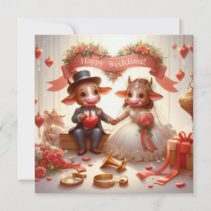 Cartes de voeux Mariages joyeuses