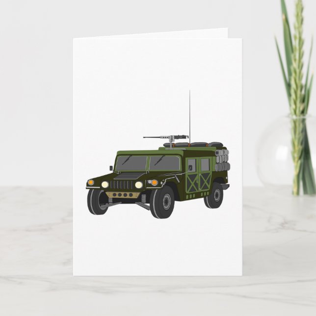 Cartes de voeux militaires de Hummer (Devant)