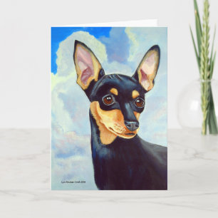 Cartes de voeux Miniature Pinscher