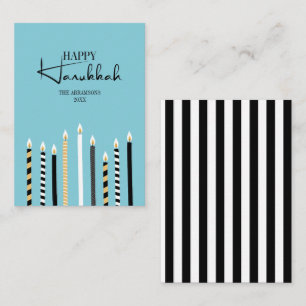 Cartes de vœux miniatures pour la fête des bougies