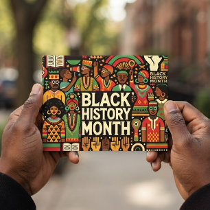 Cartes de vœux Mois de l'histoire des Noirs Montra